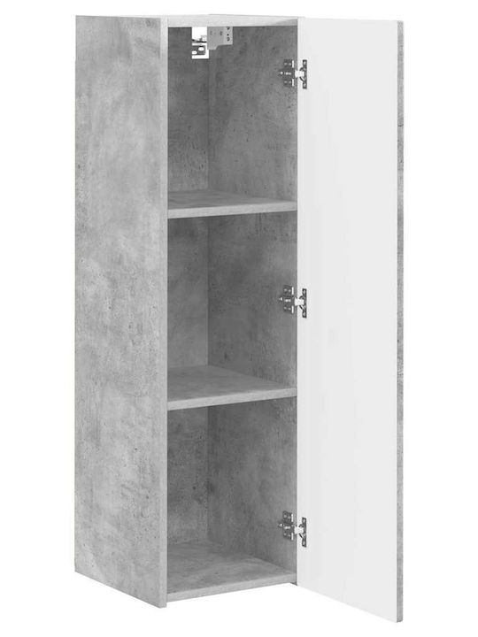 Living Room TV Unit Concrete L30xW31xH100cm