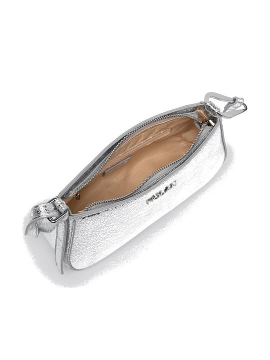 Siara Damentasche Schultertasche Silber
