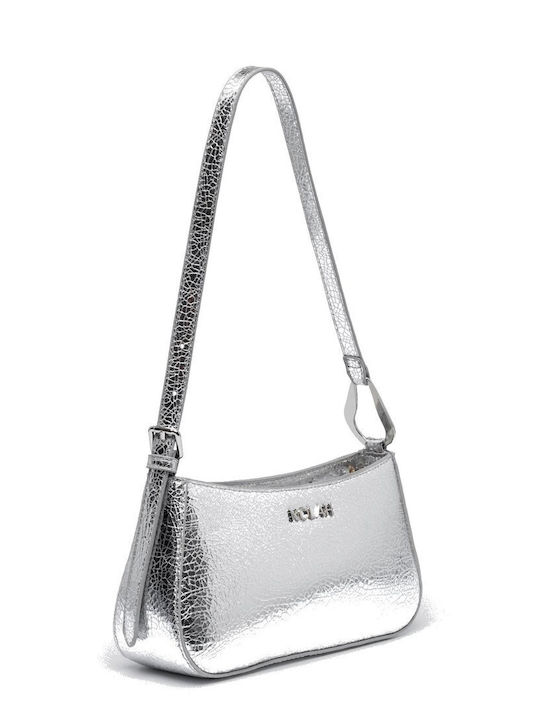 Siara Damentasche Schultertasche Silber
