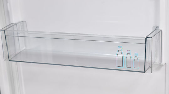 Sharp Fridge-Freezer 367lt Total NoFrost H201xW60xD65cm Inox SJ-NBA32DMXPD
