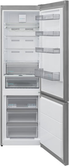 Sharp Fridge-Freezer 367lt Total NoFrost H201xW60xD65cm Inox SJ-NBA32DMXPD