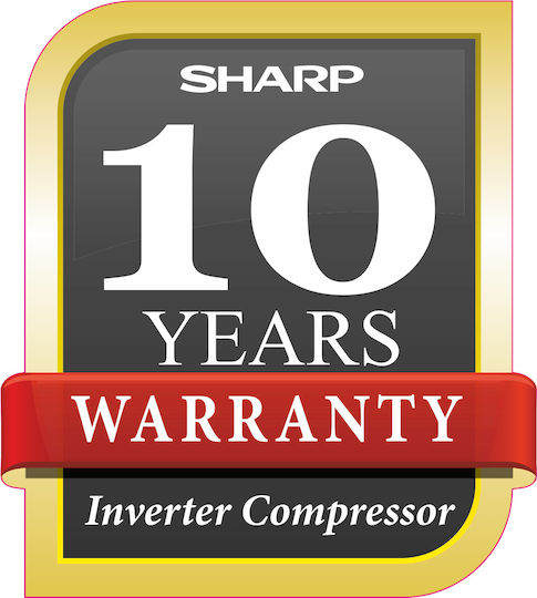 Sharp Fridge-Freezer 367lt Total NoFrost H201xW60xD65cm Inox SJ-NBA32DMXPD