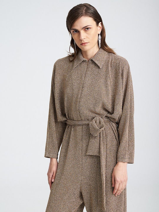 Women's One-piece Suit Gold