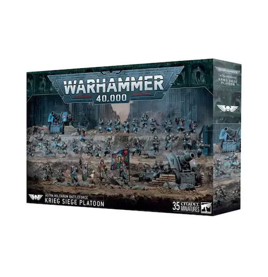 Warhammer 40,000 Astra Militarum Battleforce Krieg Siege Platoon