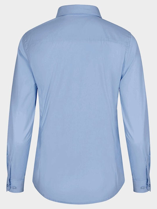 Velilla Hellblau Damen Langärmeliges Hemd Velilla Hellblau Damen Langärmeliges Hemd