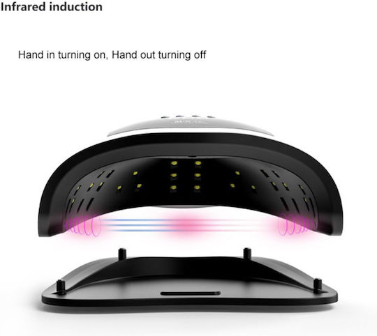 Sun L8 Φουρνάκι Νυχιών UV / LED 168W Λευκό