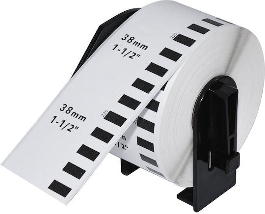 Makki Label Maker Tape in White Colour Compatible with Brother DK