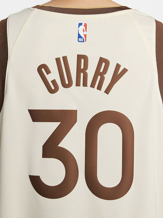 Stephen Curry Golden State Warriors City Edition Swingman Ανδρική Φανέλα Εμφάνισης Μπάσκετ