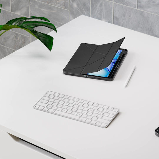 Husă Magnetică Trifold Lenovo Idea Tab 11.0" Tpu Silicon Smart Cover Neagră