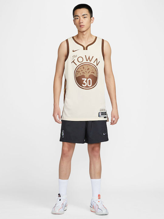 Stephen Curry Golden State Warriors City Edition Swingman Ανδρική Φανέλα Εμφάνισης Μπάσκετ