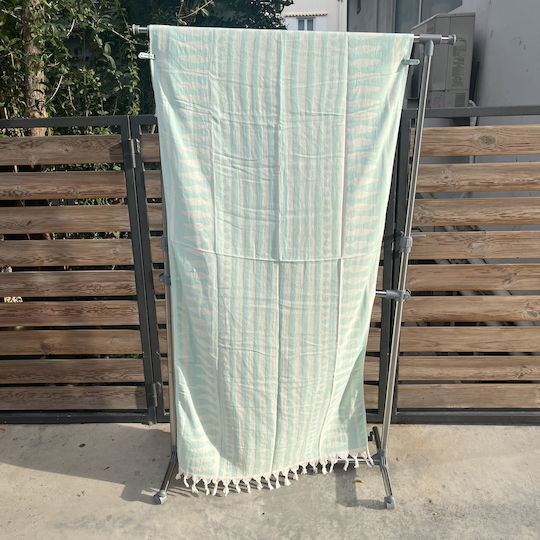 Pestemal Beach Towel Cotton Green 180x100cm.