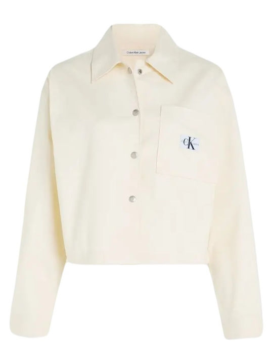 Дамско Бял Overshirt