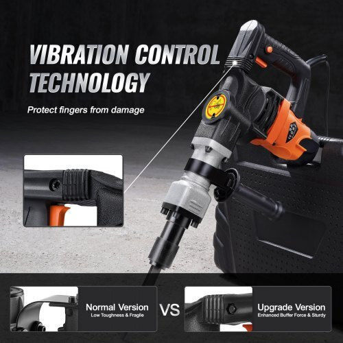 Vevor Demolition Hammer Electric 1600W with Chuck HEX X581X1X21400WI2E7V2