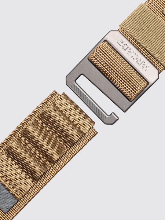 Elastisch Herren Gürtel Beige