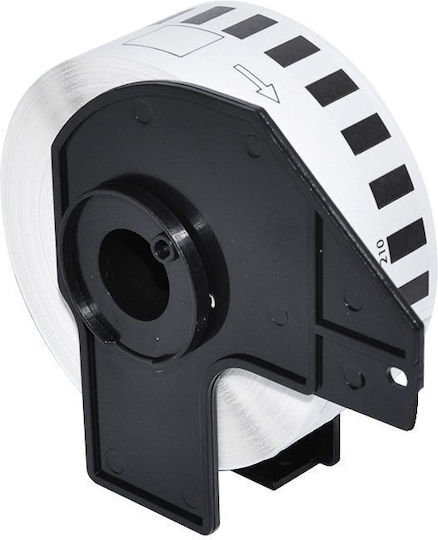 Label Tape Brother Dk-22210 Printer Replacement Makki Black On White 29mm Width 30.48m Length