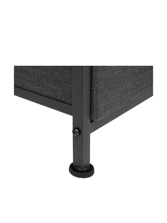 5Five Κρεμάστρα Δαπέδου από Μέταλλο Μαύρη 116x40x176cm