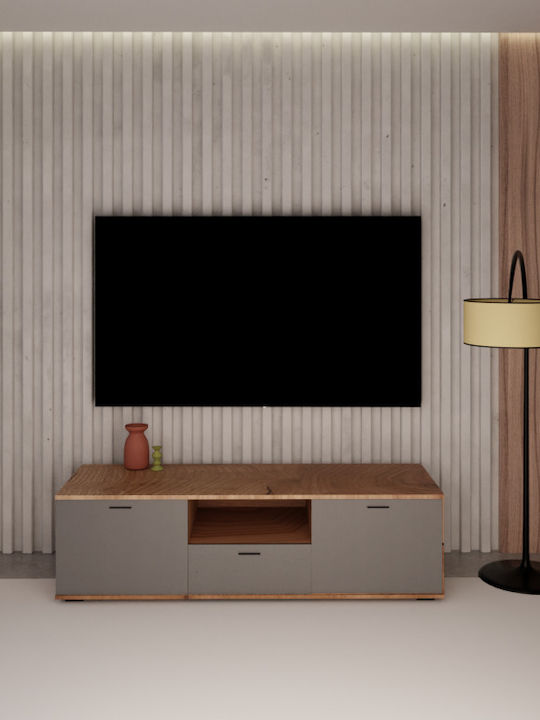 Stand TV Culoare Nuc-Gri L45xA36xÎ120cm