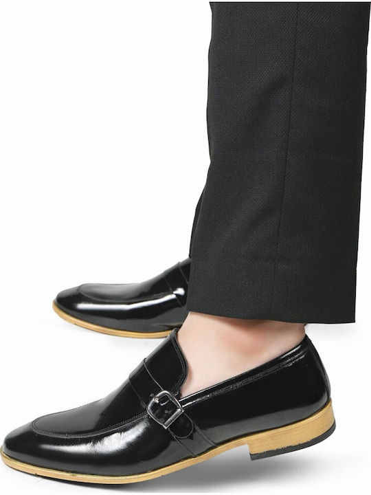 Leder Herrenschuhe Schwarz