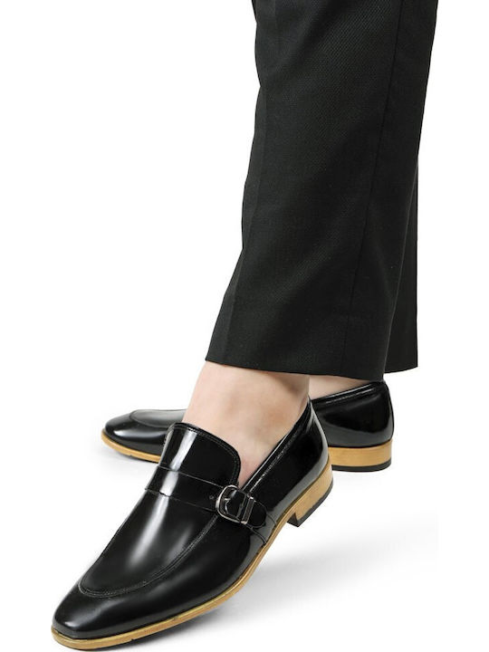 Leder Herrenschuhe Schwarz