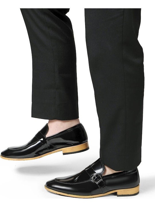 Leder Herrenschuhe Schwarz