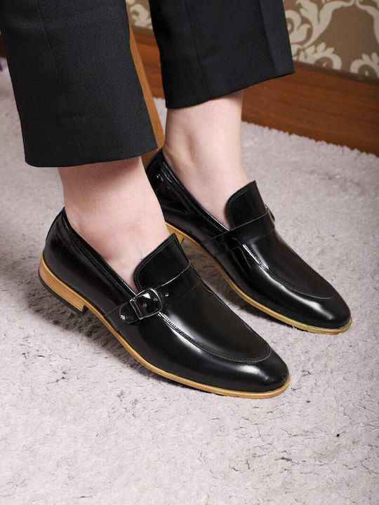 Leder Herrenschuhe Schwarz