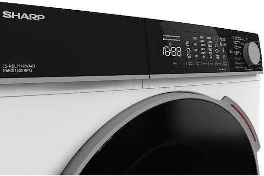 Sharp Washer Dryer 9kg/6kg Steam 1400 Rounds