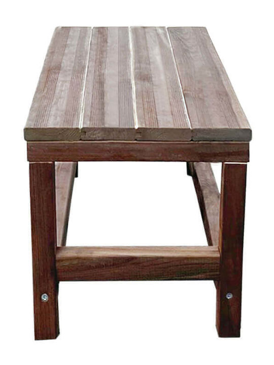Bench Outdoor Wooden 80x37x36cm