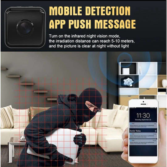 Andowl Hidden Camera WiFi with Memory Card Slot and Motion Detector