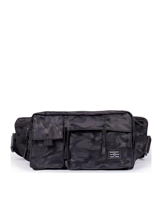 Herren Bum Bag Taille Schwarz