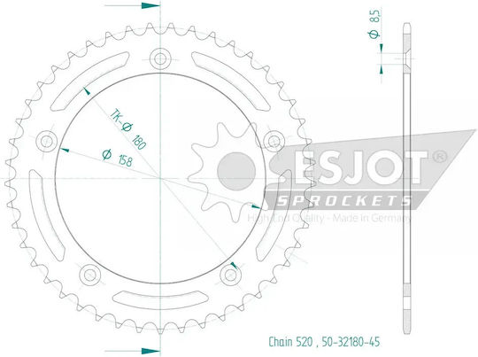 Esjot Rear Sprocket