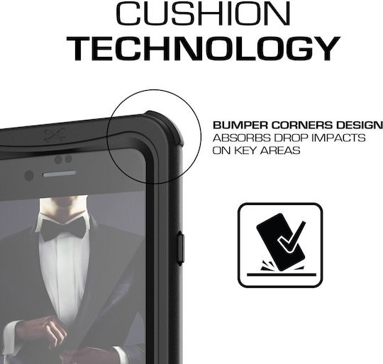 Ghostek Nautical Slim 360 Full Cover Πλαστικό / Σιλικόνης 2mm Αδιάβροχο Μαύρο (iPhone 17 Pro)