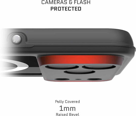 Ghostek Nautical Slim 360 Full Cover Πλαστικό / Σιλικόνης 2mm Αδιάβροχο Μαύρο (iPhone 17 Pro)