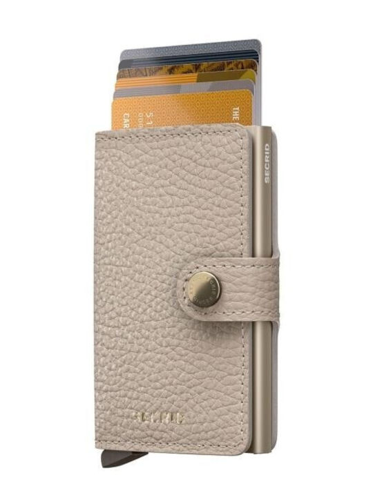 Men's Wallet Cards Beige