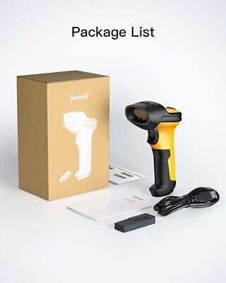 Inateck Scanner portabil Wireless cu capacitate de citire a codurilor de bare 1D