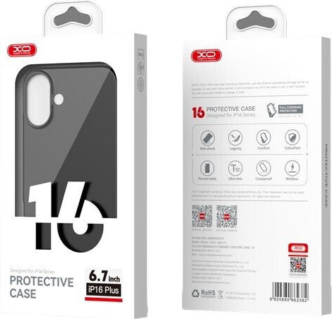 XO Back Cover Silikon (iPhone 16 Plus, iPhone 15 Plus)