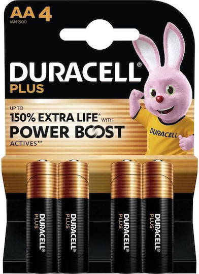 Duracell 10 Pack Alkaline Batteries AA Plus 1.5V