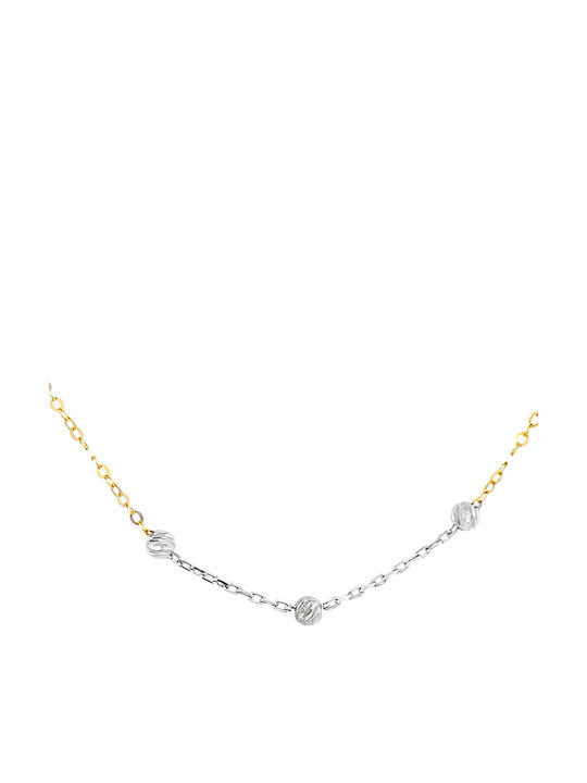 Xryseio Колие от Бяло злато 14K