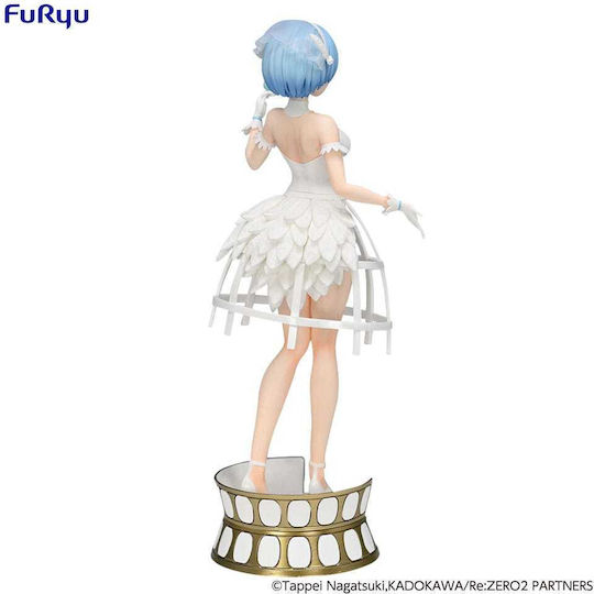 Re Zero Exceed Creative Pvc Statue Rem Cage Dress 22 Cm
