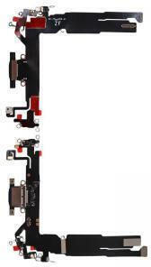 Cablu flexibil cu Port de încărcare în culoarea Negru pentru iPhone 16