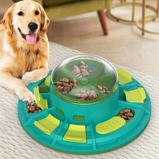 Nobleza Bowl Food Slow Feeder for Dog & Cat in Green Color