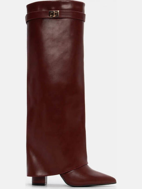 Cizme dama Burgundy