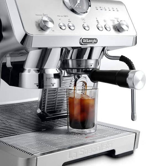 De'Longhi La Specialista Automatic Espresso Machine 1550W Pressure 19bar for Cappuccino with Grinder Silver