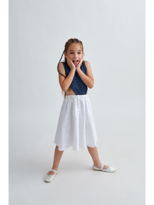 Rochie pentru Copii Fără mâneci Denim Bicolor