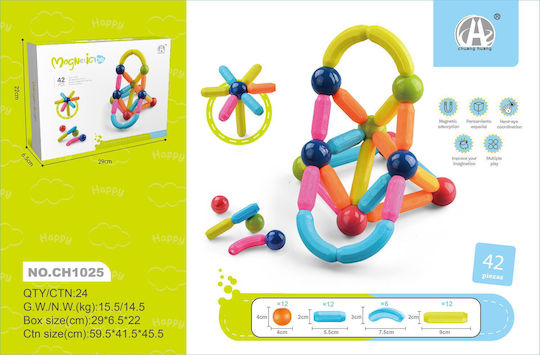 Bufnitel Magnetic Construction Toy for Children 3+ Years