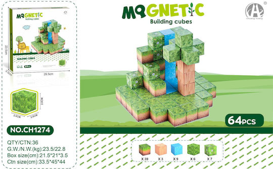Bufnitel Магнитна Конструктивна Игра за Деца 3+ години+ Години