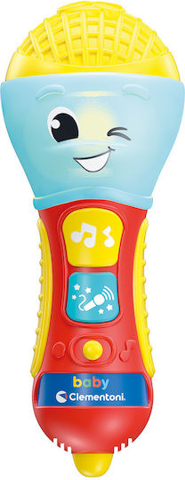 Baby Clementoni Musical Instrument Microphone (Speaks Greek) with Music and Sounds