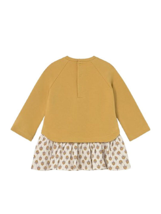 Kinderkleid Mädchenkleider Langärmelig Honey