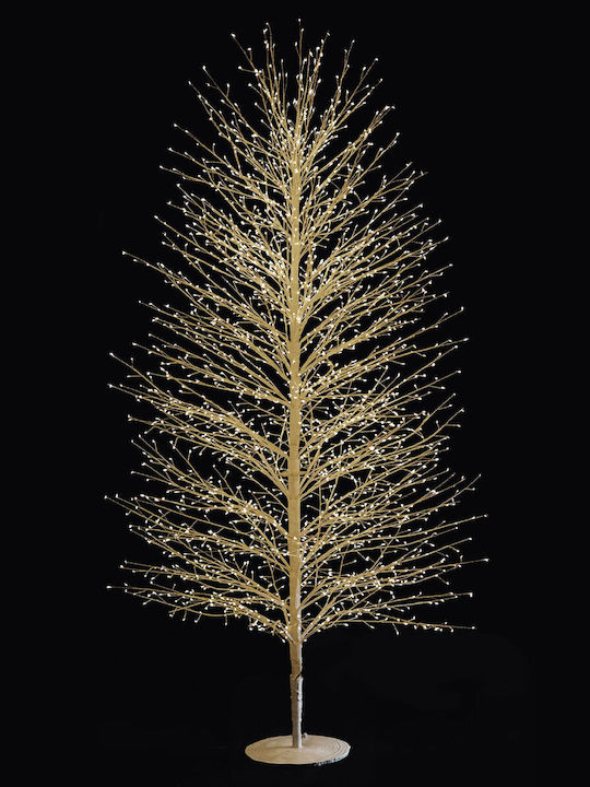 Christmas Tree 180cm with LED Lighting Gold