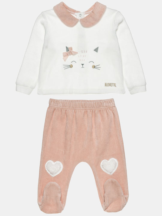 Kids' Set with Pants Winter 2pcs Pink