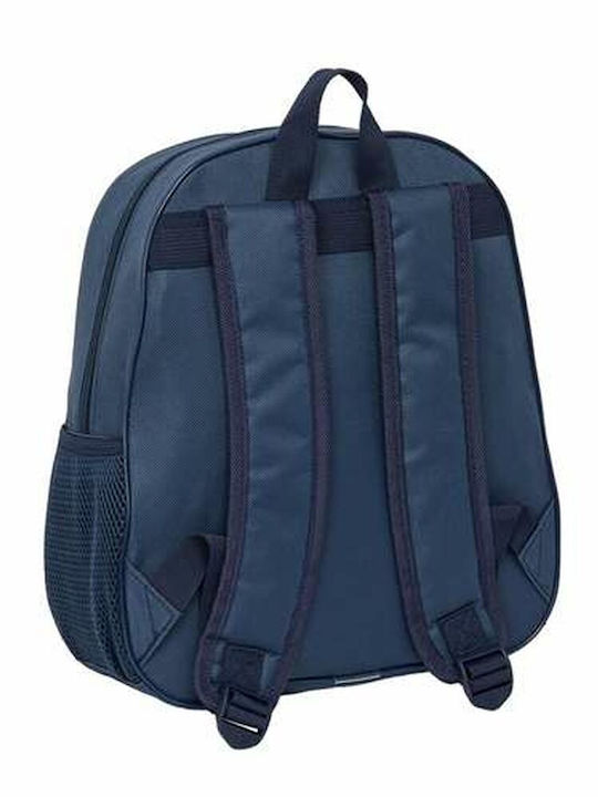 School Bag Real Madrid C.f White Navy Blue 27 X 33 X 10 Cm